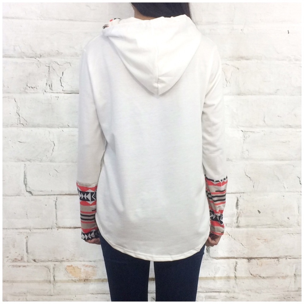 Hoodie with Orange - Picture 3 of 4